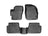 WeatherTech DigitalFit Floor Liners for 2009 2008 2007 2006 2005 2004 Mazda 3 [Covers Front & Rear Row, Black] | 44147-1-2
