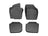 WeatherTech DigitalFit Floor Liners for 2022 2021 2020 Volkswagen Passat [Covers Front & Rear Row, Black] | 4415281-443842