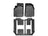 WeatherTech DigitalFit Floor Liners for 2015 2014 2013 2012 2011 2010 2009 2008 2007 Mazda CX-9 [Covers Front & Rear Row, Black] | 44153-1-2