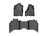 WeatherTech DigitalFit Floor Liners for 2500/3500 [Covers Front & Rear Row, Black] | 441545-1-2