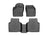 WeatherTech DigitalFit Floor Liners for 2022 2021 2020 Volkswagen Tiguan [Covers Front & Rear Row, Black] | 4415631-449893