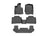 WeatherTech DigitalFit Floor Liners for 2022 2021 2020 Lincoln Aviator [Covers Front & Both Rear Rows, Black] | 441576-1-2-4