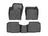 WeatherTech DigitalFit Floor Liners for 2021 2020 Ford Escape [Covers Front & Rear Row, Black] | 441587-1-2
