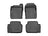 WeatherTech DigitalFit Floor Liners for 2019 2018 2017 2016 2015 2014 Ford Fiesta [Covers Front & Rear Row, Black] | 4416021-443233