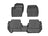 WeatherTech DigitalFit Floor Liners for 2021 2020 2019 2018 Ford Transit Connect [Covers Front & Rear Row, Black] | 4416081-445992