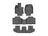 WeatherTech DigitalFit Floor Liners for 2022 2021 2020 Toyota Highlander [Covers Front & Both Rear Rows, Black] | 441609-1-2-3