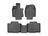 WeatherTech DigitalFit Floor Liners for 2022 2021 2020 Toyota Highlander [Covers Front & Rear Row, Black] | 441609-1-4