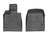 WeatherTech DigitalFit Floor Liners for Audi/Porsche [Covers Front Row, Black] | 4416111