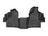 WeatherTech DigitalFit Floor Liners for 2021 2020 Ford Transit [Covers Front Row, Black] | 4416121V