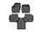 WeatherTech DigitalFit Floor Liners for 2021 2020 2019 2018 Ford Transit Connect [Covers Front & Rear Row, Black] | 4416161V-449952