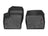 WeatherTech DigitalFit Floor Liners for 2021 2020 2019 2018 Ford Transit Connect [Covers Front Row, Black] | 4416161V