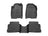 WeatherTech DigitalFit Floor Liners for 2021 2020 Hyundai Ioniq [Covers Front & Rear Row, Black] | 4416201-4411153