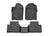 WeatherTech DigitalFit Floor Liners for 2021 2020 Ford Ranger [Covers Front & Rear Row, Black] | 4416401-4415183