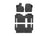 WeatherTech DigitalFit Floor Liners for 2022 2021 Toyota Sienna [Covers 1st 2nd & 3rd Row, Black] | 441641-1-3-4