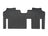 WeatherTech DigitalFit Floor Liners for 2022 2021 Toyota Sienna [Covers Rear (2nd) Row, Black] | 4416413