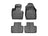 WeatherTech DigitalFit Floor Liners for 2022 2021 Genesis G80 [Covers Front & Rear Row, Black] | 441659-1-2