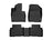 WeatherTech DigitalFit Floor Liners for 2022 Hyundai Tucson [Covers Front & Rear Row, Black] | 441678-1-3