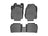 WeatherTech DigitalFit Floor Liners for 2012 2011 2010 2009 2008 2007 Nissan Versa [Covers Front & Rear Row, Black] | 44168-1-2