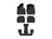 WeatherTech DigitalFit Floor Liners for 2021 Jeep Grand Cherokee L [Covers 1st 2nd & 3rd Row, Black] | 441696-1-2-3