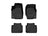 WeatherTech DigitalFit Floor Liners for 2022 2021 Jeep Grand Cherokee L [Covers Front & Rear Row, Black] | 441696-1-2