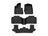 WeatherTech DigitalFit Floor Liners for 2022 Ford Explorer [Covers 1st 2nd & 3rd Row, Black] | 4417161-441575-2-4