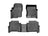 WeatherTech DigitalFit Floor Liners for 2021 2020 2019 2018 2017 2016 2015 2014 2013 2012 2011 2010 2009 2008 Nissan Frontier [Covers Front & Rear Row, Black] | 441761-440474