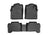 WeatherTech DigitalFit Floor Liners for 2011 2010 2009 2008 Toyota Tacoma [Covers Front & Rear Row, Black] | 441781-440213
