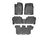 WeatherTech DigitalFit Floor Liners for 2010 2009 Kia Borrego [Covers Front & Both Rear Rows, Black] | 44182-1-2-3