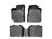 WeatherTech DigitalFit Floor Liners for 2011 2010 2009 Toyota Venza [Covers Front & Rear Row, Black] | 44183-1-2
