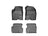 WeatherTech DigitalFit Floor Liners for 2011 2010 2009 2008 Ford Focus [Covers Front & Rear Row, Black] | 44190-1-2