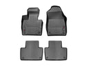 WeatherTech DigitalFit Floor Liners for 2017 2016 Maserati GranTurismo [Covers Front & Rear Row, Black] | 44202-1-4