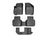 WeatherTech DigitalFit Floor Liners for 2011 2010 2009 Dodge Journey [Covers Front & Both Rear Rows, Black] | 44224-1-2-3