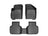 WeatherTech DigitalFit Floor Liners for 2011 2010 2009 Dodge Journey [Covers Front & Rear Row, Black] | 44224-1-2