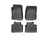 WeatherTech DigitalFit Floor Liners for 2009 2008 Pontiac G8 [Covers Front & Rear Row, Black] | 44225-1-2