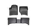 WeatherTech DigitalFit Floor Liners for Cayenne/Touareg [Covers Front & Rear Row, Black] | 442451-440452