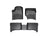 WeatherTech DigitalFit Floor Liners for Cayenne/Touareg [Covers Front & Rear Row, Black] | 442451-440452