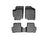 WeatherTech DigitalFit Floor Liners for 2011 2010 2009 2008 2007 2006 Hyundai Accent [Covers Front & Rear Row, Black] | 44250-1-2