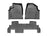 WeatherTech DigitalFit Floor Liners for Buick/Chevrolet/GMC/Saturn [Covers Front & Rear Row, Black] | 442511-441112