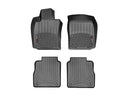 WeatherTech DigitalFit Floor Liners for 2016 2015 2014 2013 2012 2011 2010 Porsche Panamera [Covers Front & Rear Row, Black] | 44257-1-3