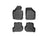 WeatherTech DigitalFit Floor Liners for Volkswagen [Covers Front & Rear Row, Black] | 442691-440802