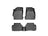 WeatherTech DigitalFit Floor Liners for 2014 2013 2012 2011 Mazda 2 [Covers Front & Rear Row, Black] | 44273-1-2