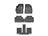 WeatherTech DigitalFit Floor Liners for 2010 2009 2008 Mazda 5 [Covers Front & Both Rear Rows, Black] | 44274-1-2-3
