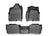 WeatherTech DigitalFit Floor Liners for 2009 2008 2007 2006 2005 2004 2003 Hummer H2 [Covers Front & Rear Row, Black] | 44284-1-2