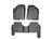 WeatherTech DigitalFit Floor Liners for 2013 2012 2011 Kia Sorento [Covers Front & Rear Row, Black] | 44287-1-2