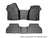 WeatherTech DigitalFit Floor Liners for 2014 2013 2012 2011 Chevrolet Tahoe [Covers Front & Rear Row, Black] | 442941-442353