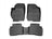 WeatherTech DigitalFit Floor Liners for 2013 2012 2011 2010 Kia Forte [Covers Front & Rear Row, Black] | 44297-1-3
