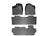 WeatherTech DigitalFit Floor Liners for 2012 2011 Toyota Sienna [Covers Front & Both Rear Rows, Black] | 44300-1-2-3