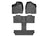 WeatherTech DigitalFit Floor Liners for 2012 2011 Toyota Sienna [Covers Front & Rear Row, Black] | 44300-1-4
