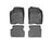 WeatherTech DigitalFit Floor Liners for 2011 2010 Ford Focus [Covers Front & Rear Row, Black] | 443011-441902