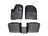 WeatherTech DigitalFit Floor Liners for 2019 2018 2017 2016 2015 2014 2013 2012 2011 Ford Taurus [Covers Front & Rear Row, Black] | 443021-442702
